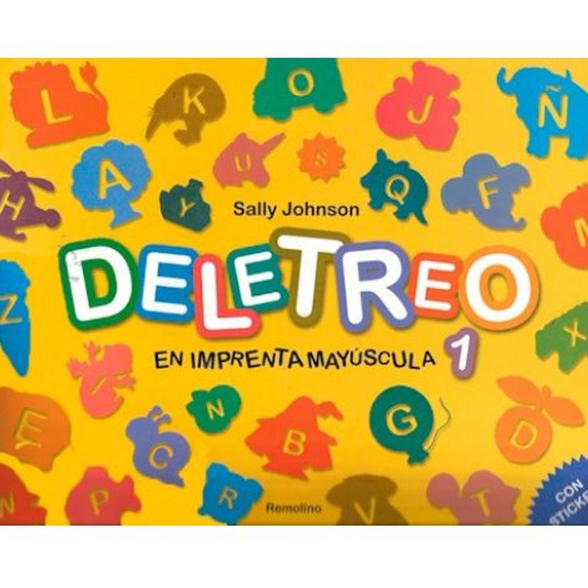 GENERICO - Libro Infantil DELETREO 1 EN IMPRENTA MAYUSCULA
