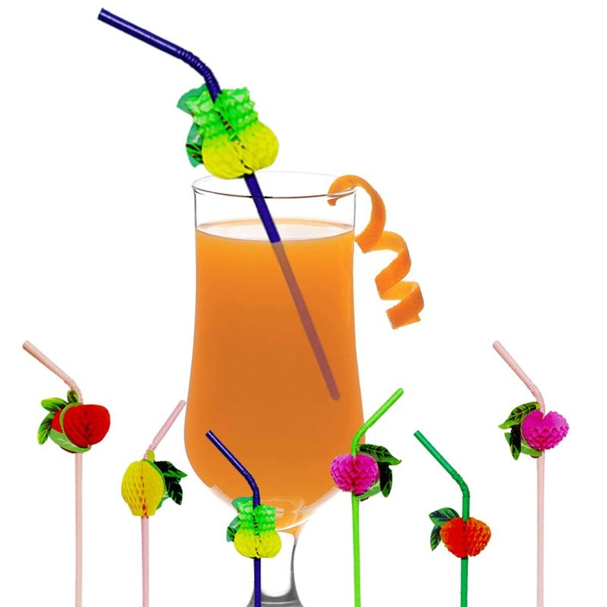 GENERICO - Sorbetes Forma Frutas ( 50 Unds) descartable