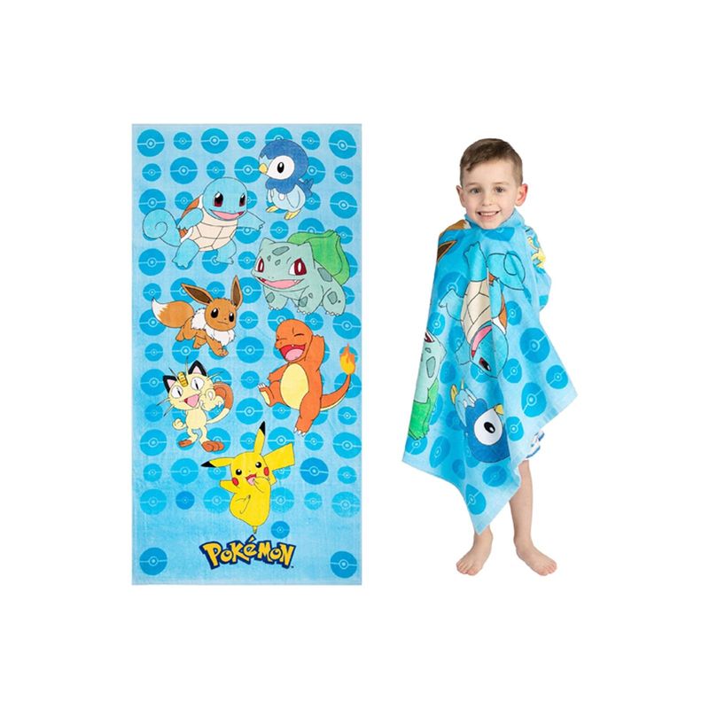 GENERICO - POKEMON TOALLA POKEMON KANTO BLUE