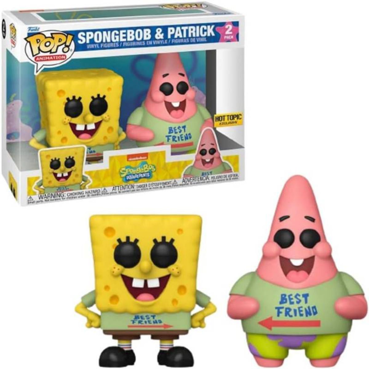 FUNKO - BOB ESPONJA PATRICIO BEST FRIENDS FUNKO POP
