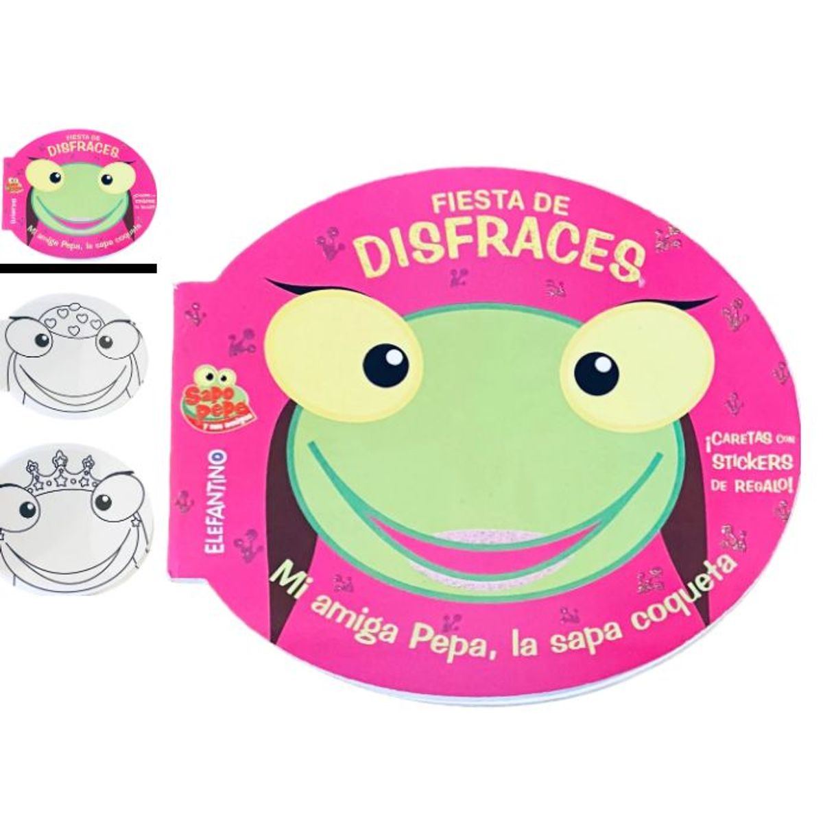 GENERICO - Libro Infantil Fiesta de Disfraces- Mi amiga Pepa la sapa coqueta