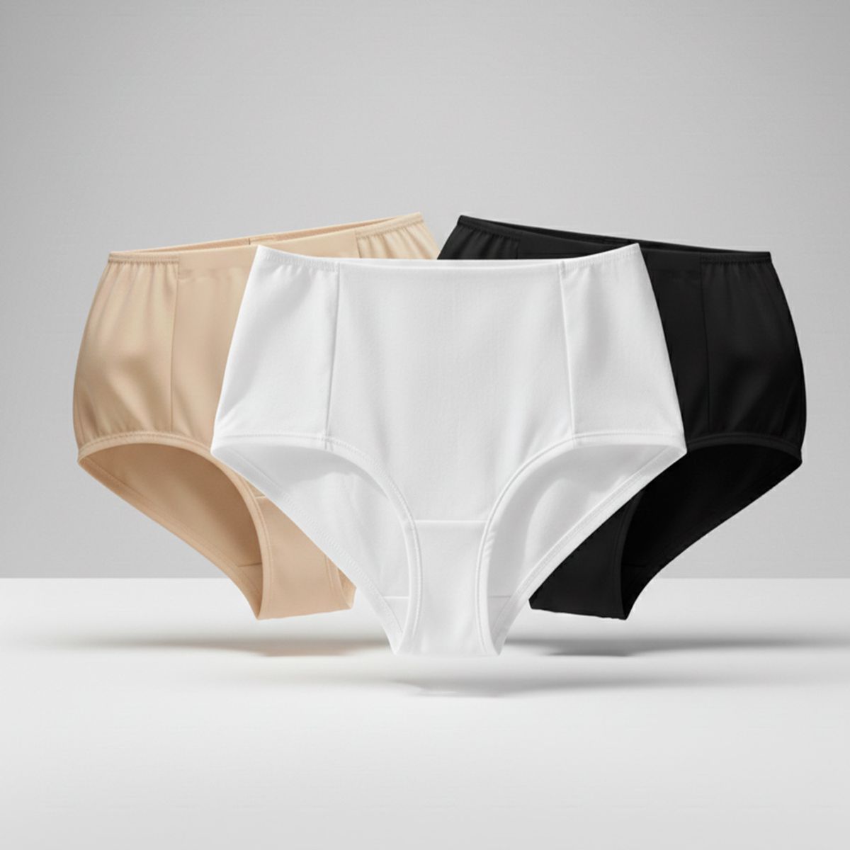GENERICO - Pack Calzon Maternal CorteAlto Algodon Post Parto x3 Unidades