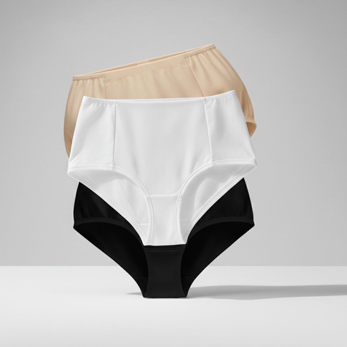 GENERICO - Pack Calzon Maternal CorteAlto Algodon Post Parto x3 Unidades