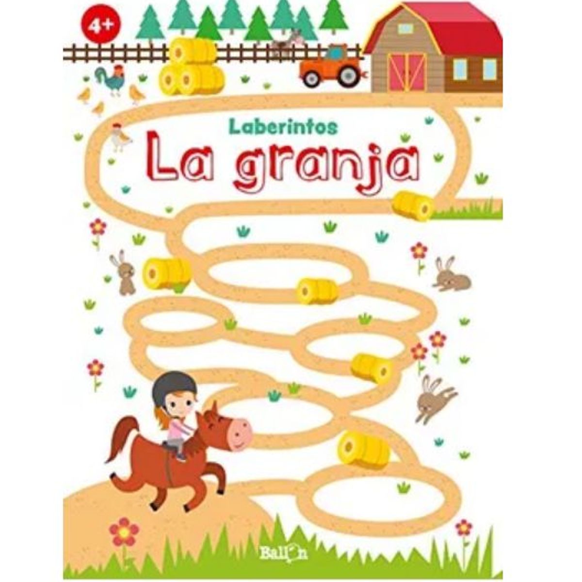GENERICO - Libro Infantil Laberintos La Granja