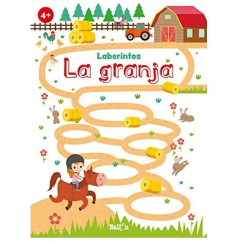GENERICO - Libro Infantil Laberintos La Granja