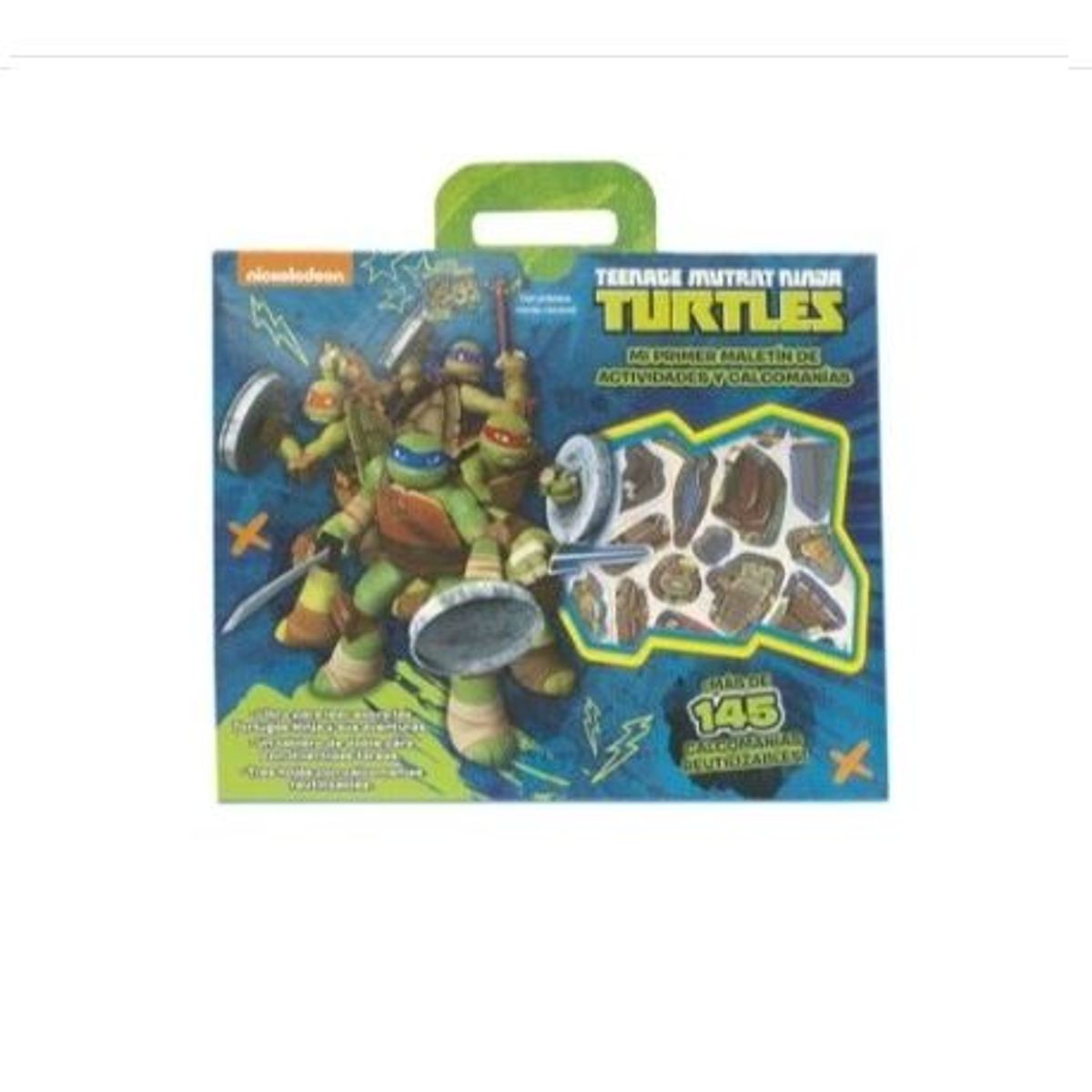 GENERICO - Libro Infantil Maletín Tortugas Ninja