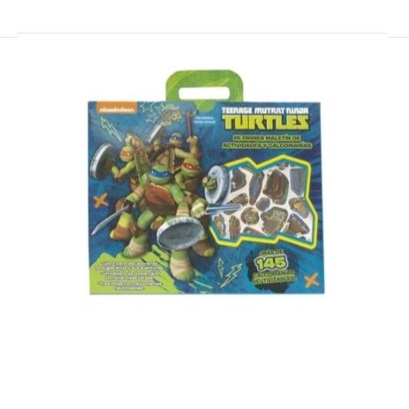 GENERICO - Libro Infantil Maletín Tortugas Ninja
