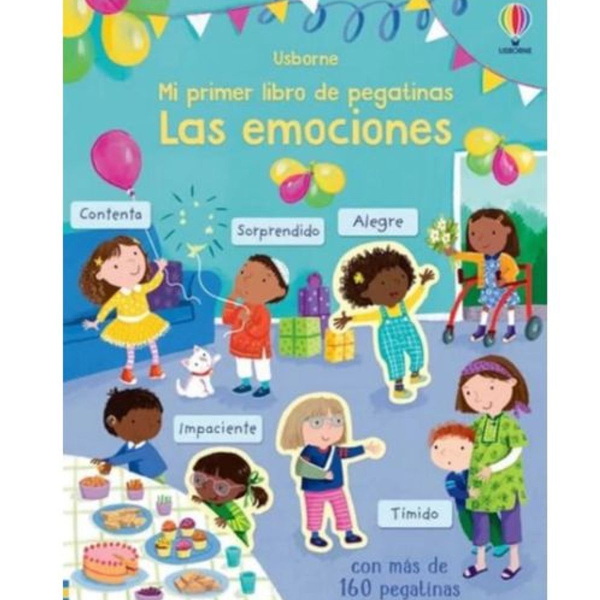 GENERICO - Libro Infantil Mi primer libro de pegatinas - Las Emociones Usborne