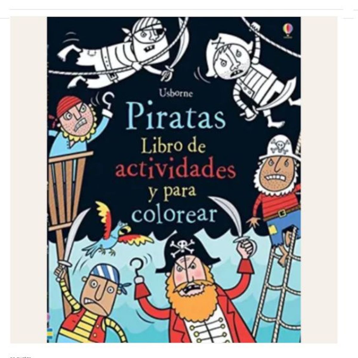 GENERICO - Libro Infantil Piratas Libro de actividades y para colorear