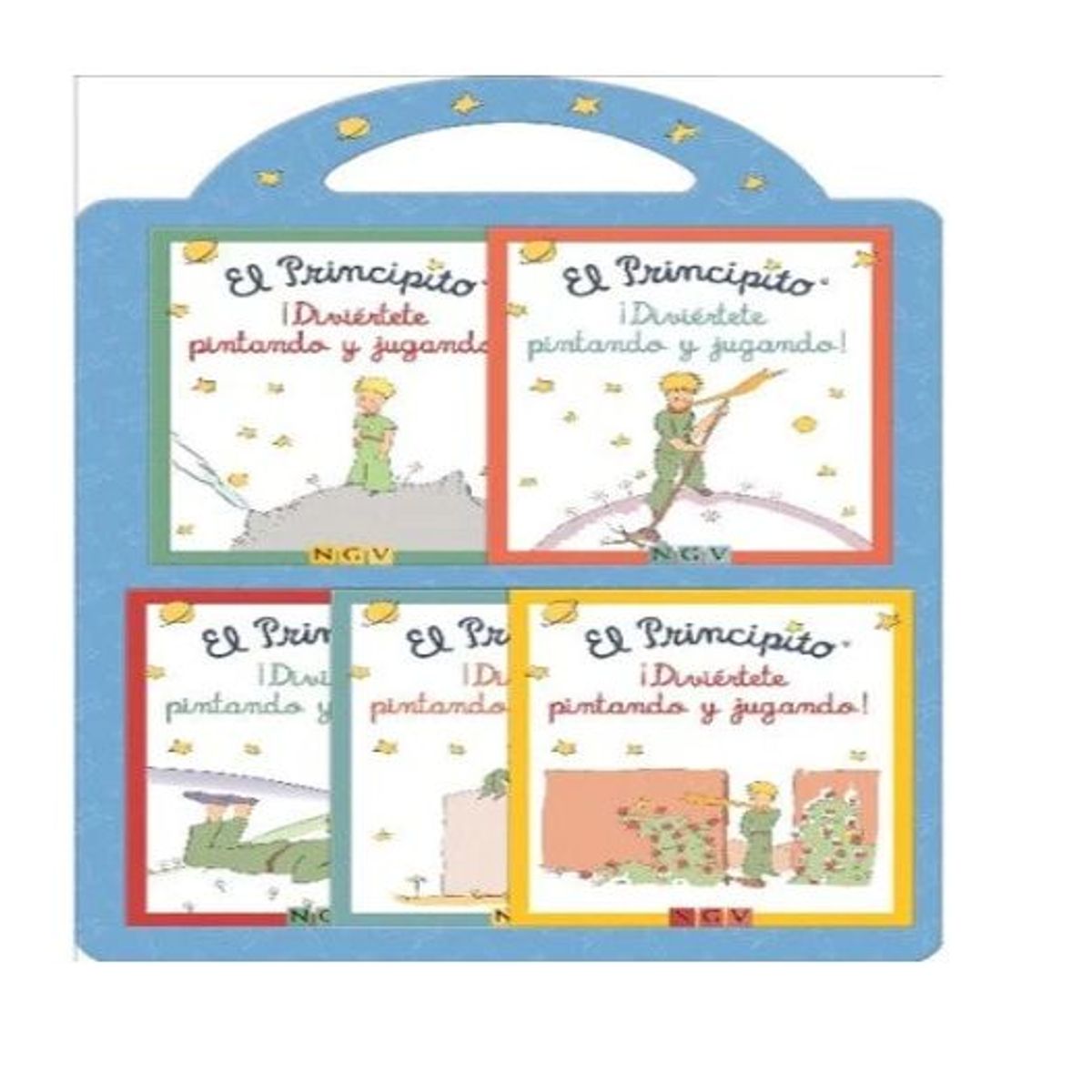 GENERICO - Libro Infantil PRINCIPITO DIVIERTETE PINTANDO Y JUGANDO