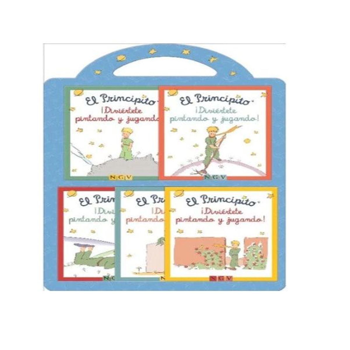 GENERICO - Libro Infantil PRINCIPITO DIVIERTETE PINTANDO Y JUGANDO