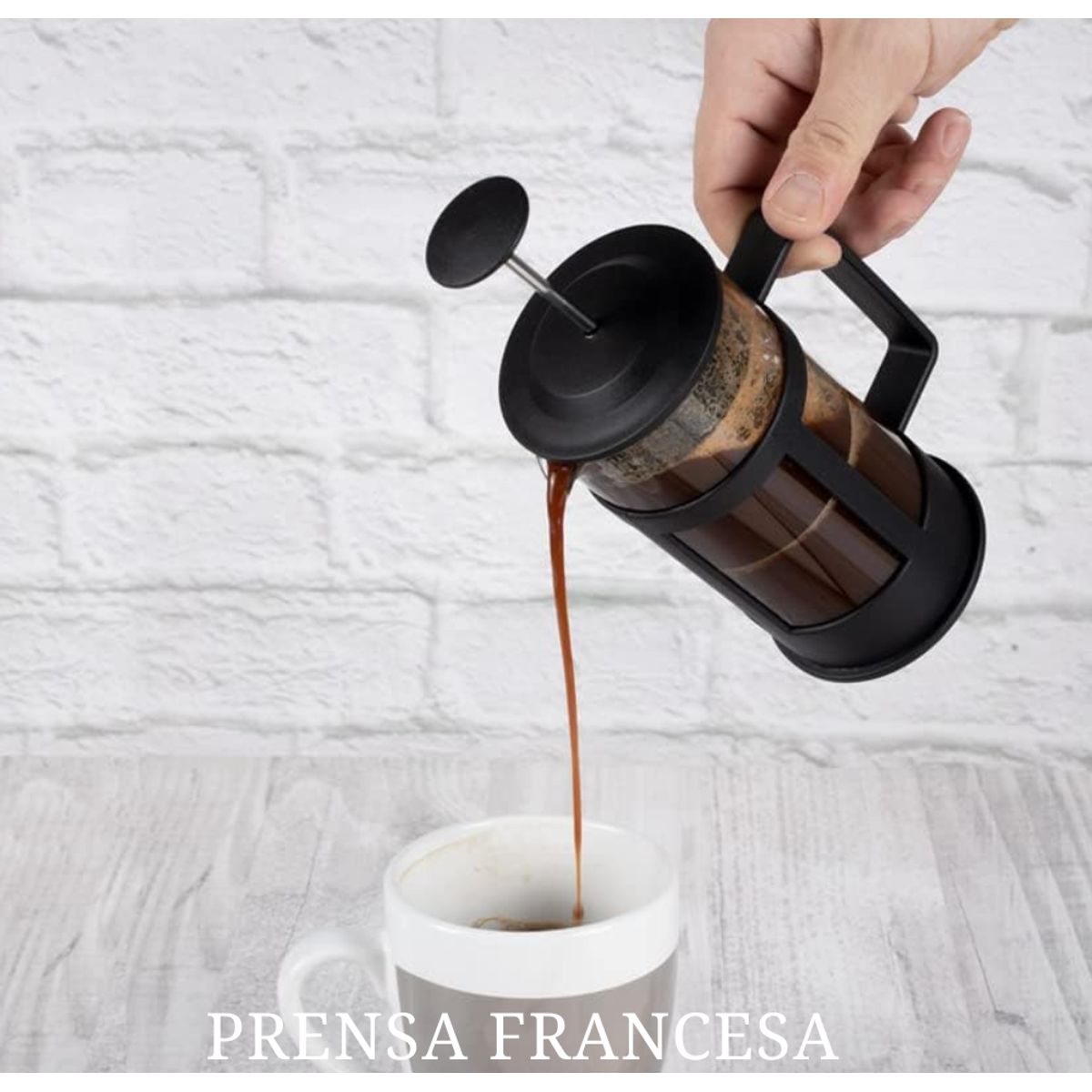 GENERICO - Cafetera prensa francesa de 600 ml
