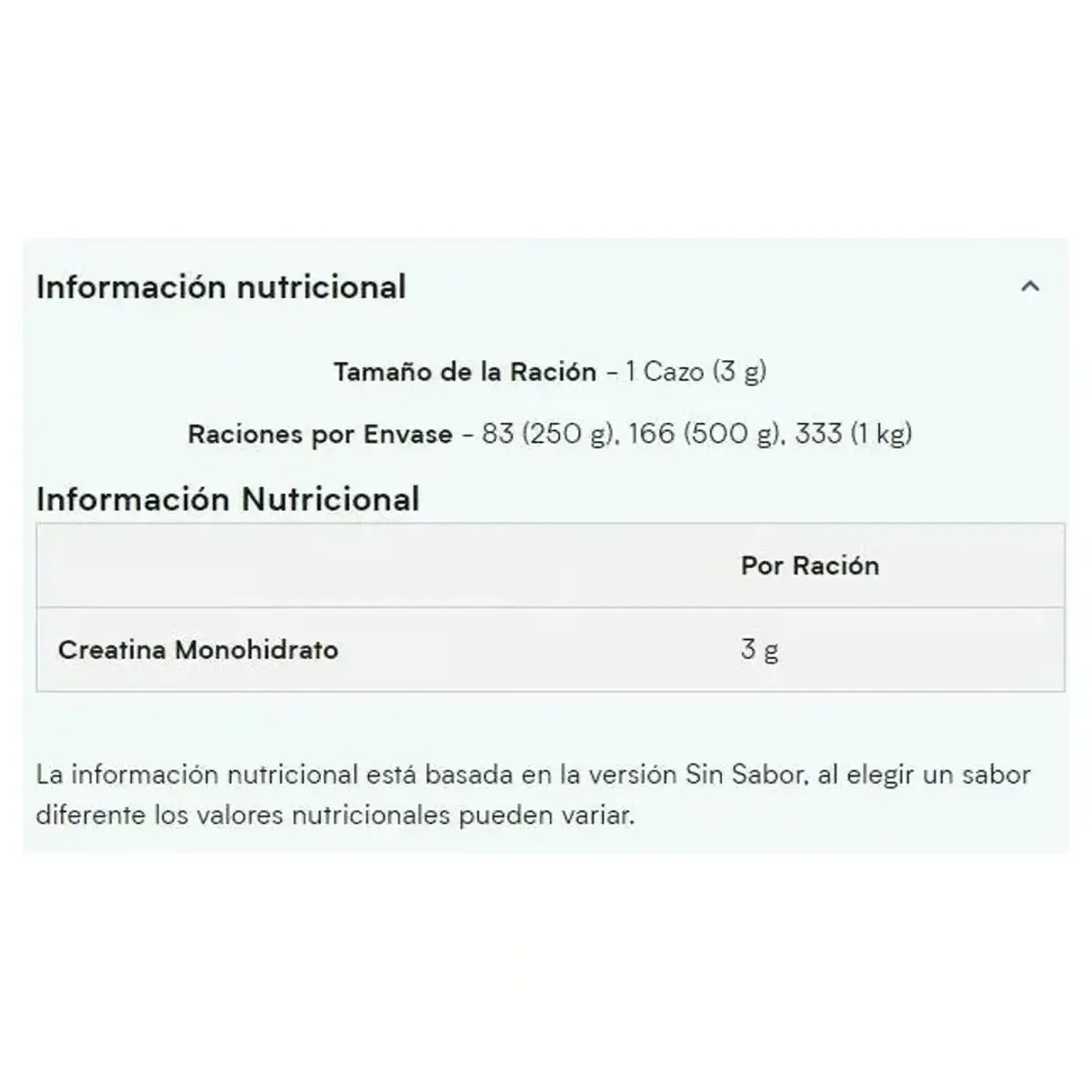 MYPROTEIN - Creatina Monohidratada 250 gr Myprotein