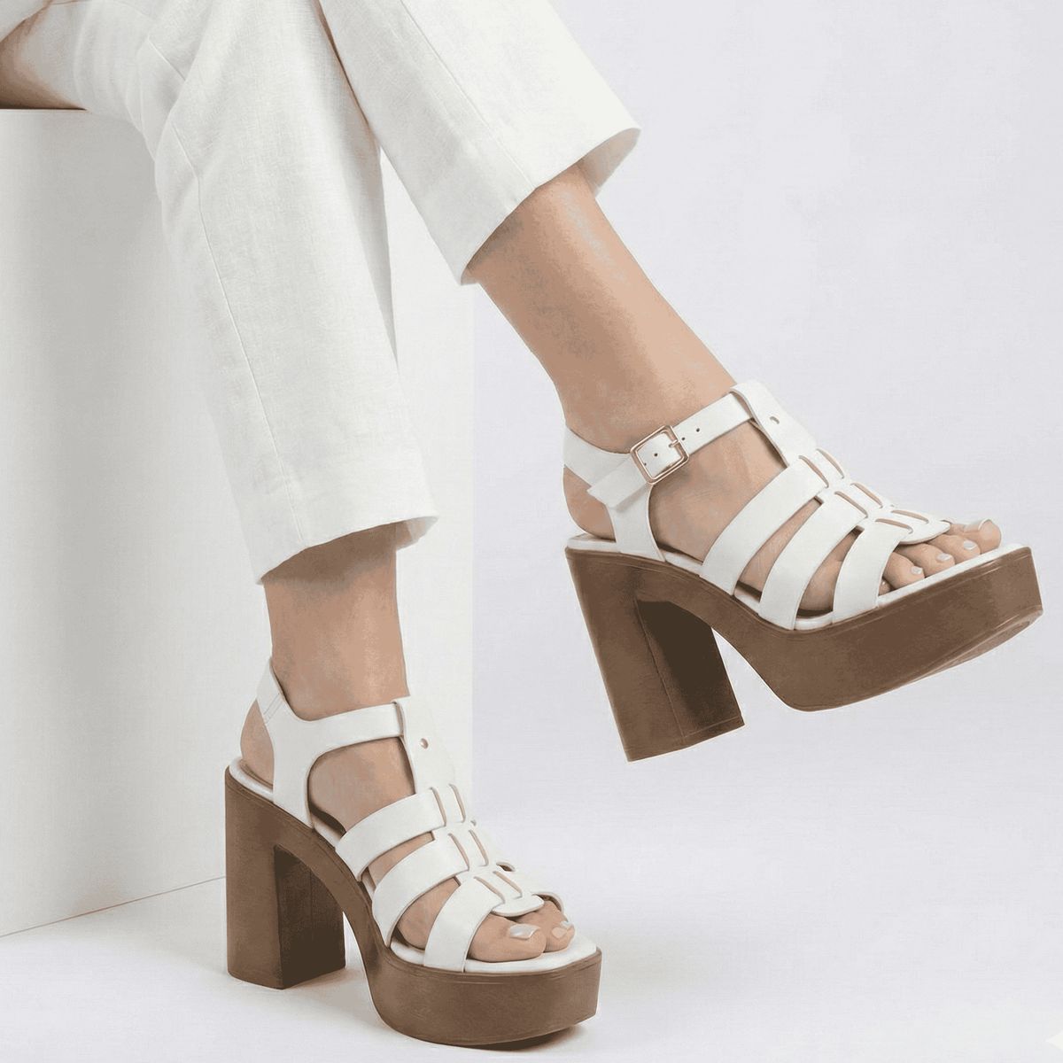 IMPULS - Sandalias Impuls Mujer Danna03 Blanco