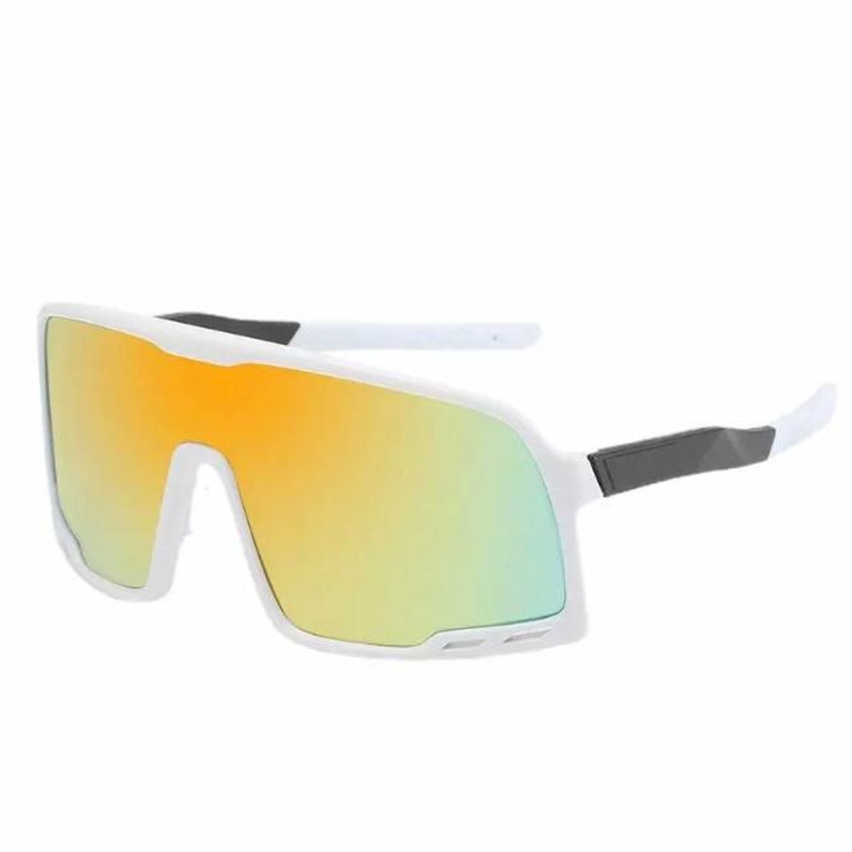 GENERICO - lentes de sol deportivo unisex uv400 white - red  / Talla única