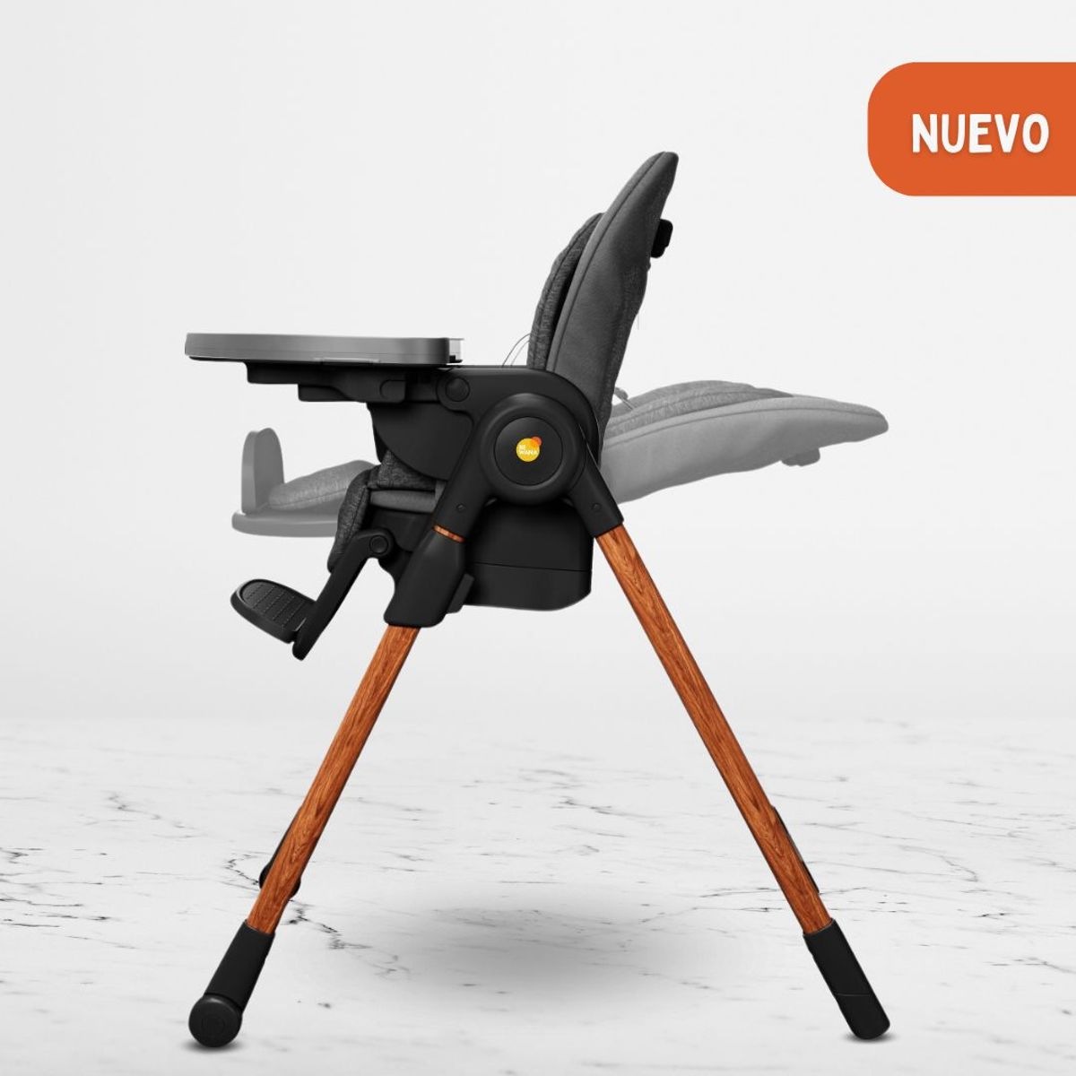 MAXI COSI - Silla de Comer Graduable 6en1 para Bebé»MINLA ESSENTIAL» Light Gray