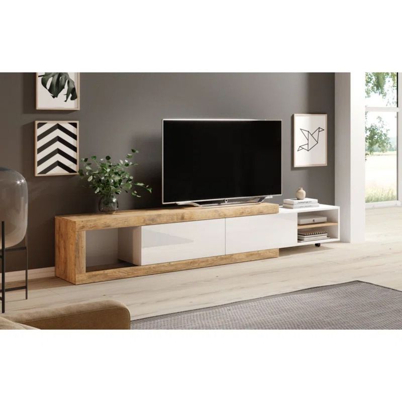 TU MESITA - Mesa de TV Moderna Guinea para Televisores de Hasta 78" TU MESITA