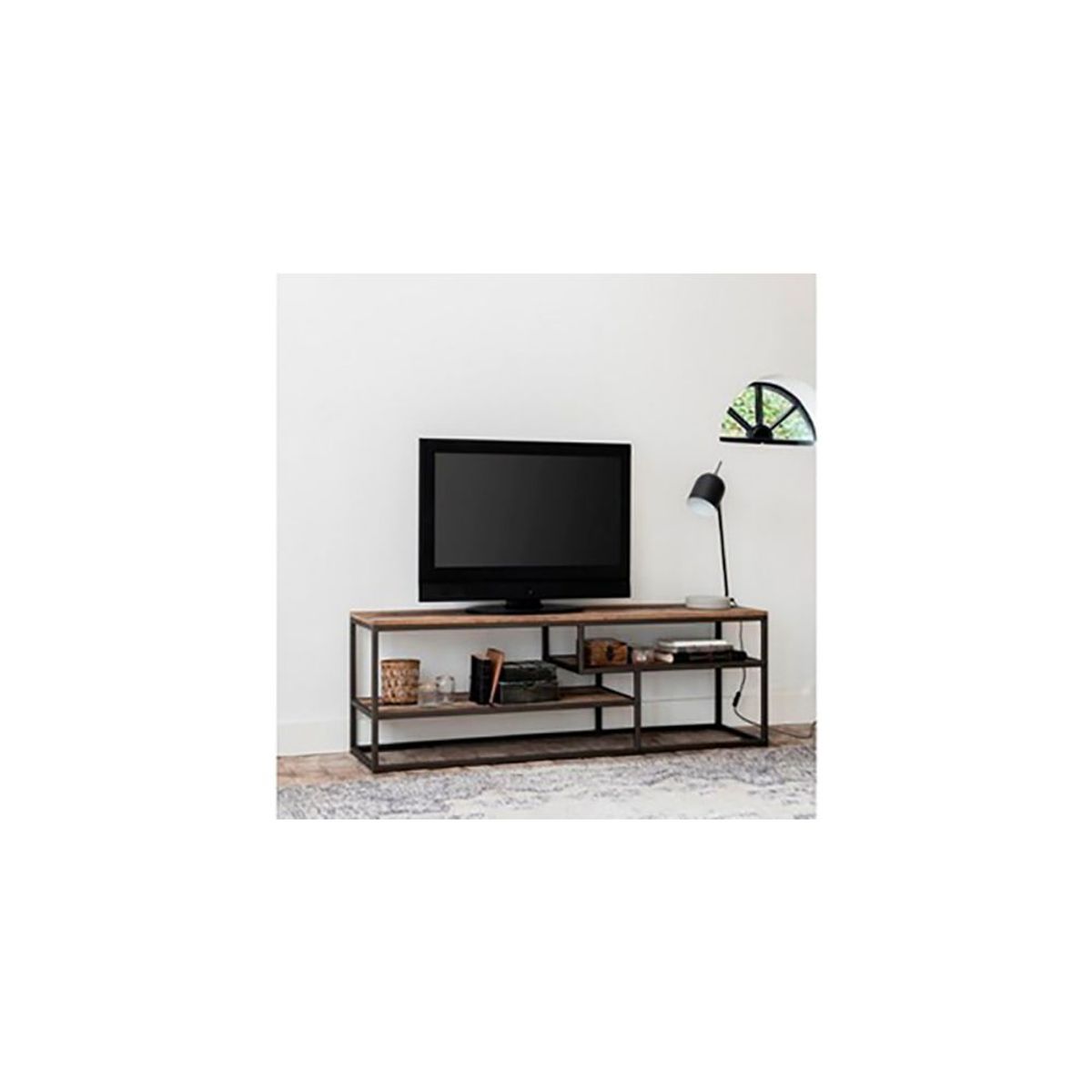 TU MESITA - Mesa de TV Contemporánea Dawn Marrón TU MESITA