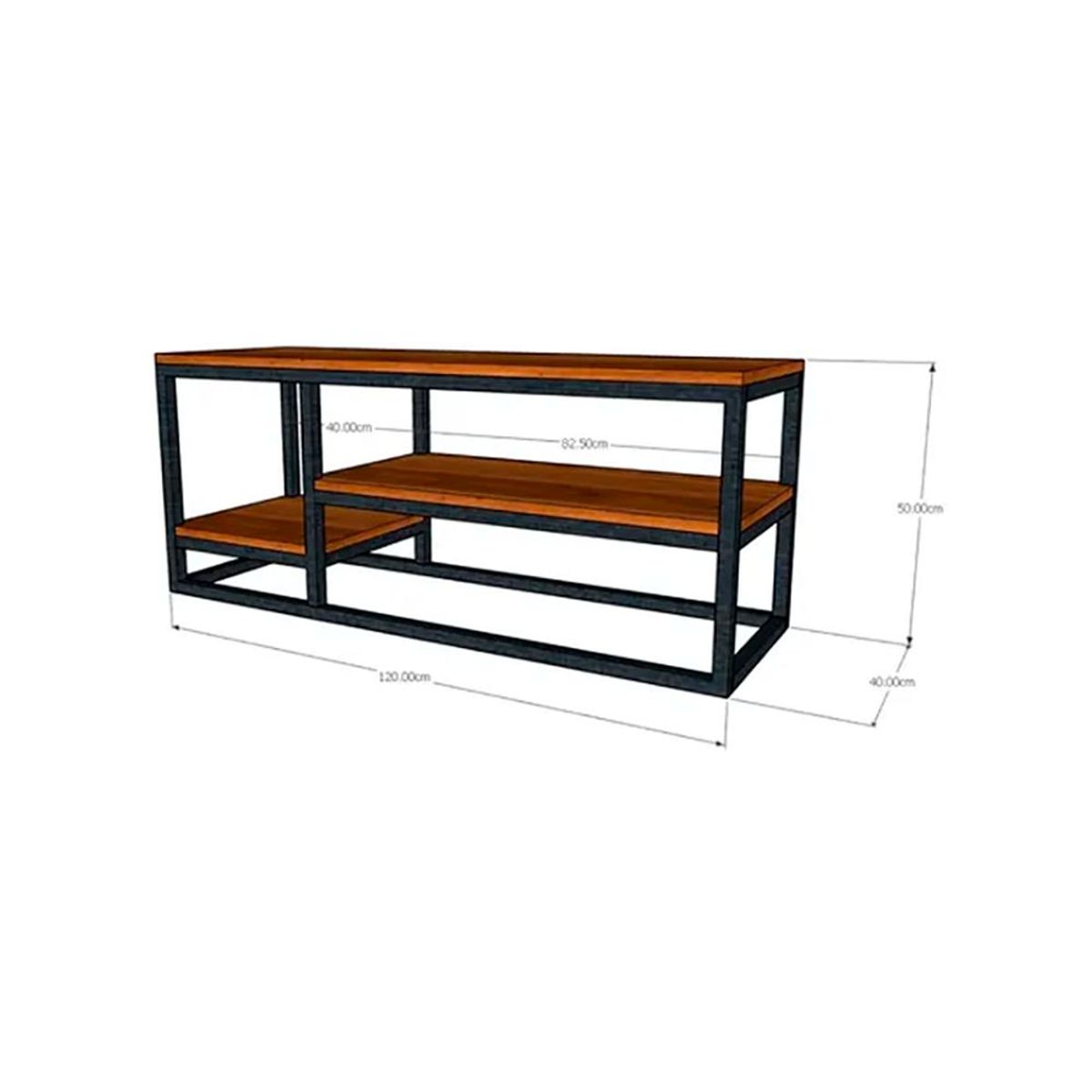 TU MESITA - Mesa de TV Contemporánea Dawn Marrón TU MESITA