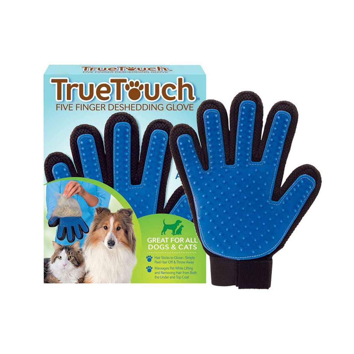 GENERICO - Guante removedor de pelo para mascotas truetouch