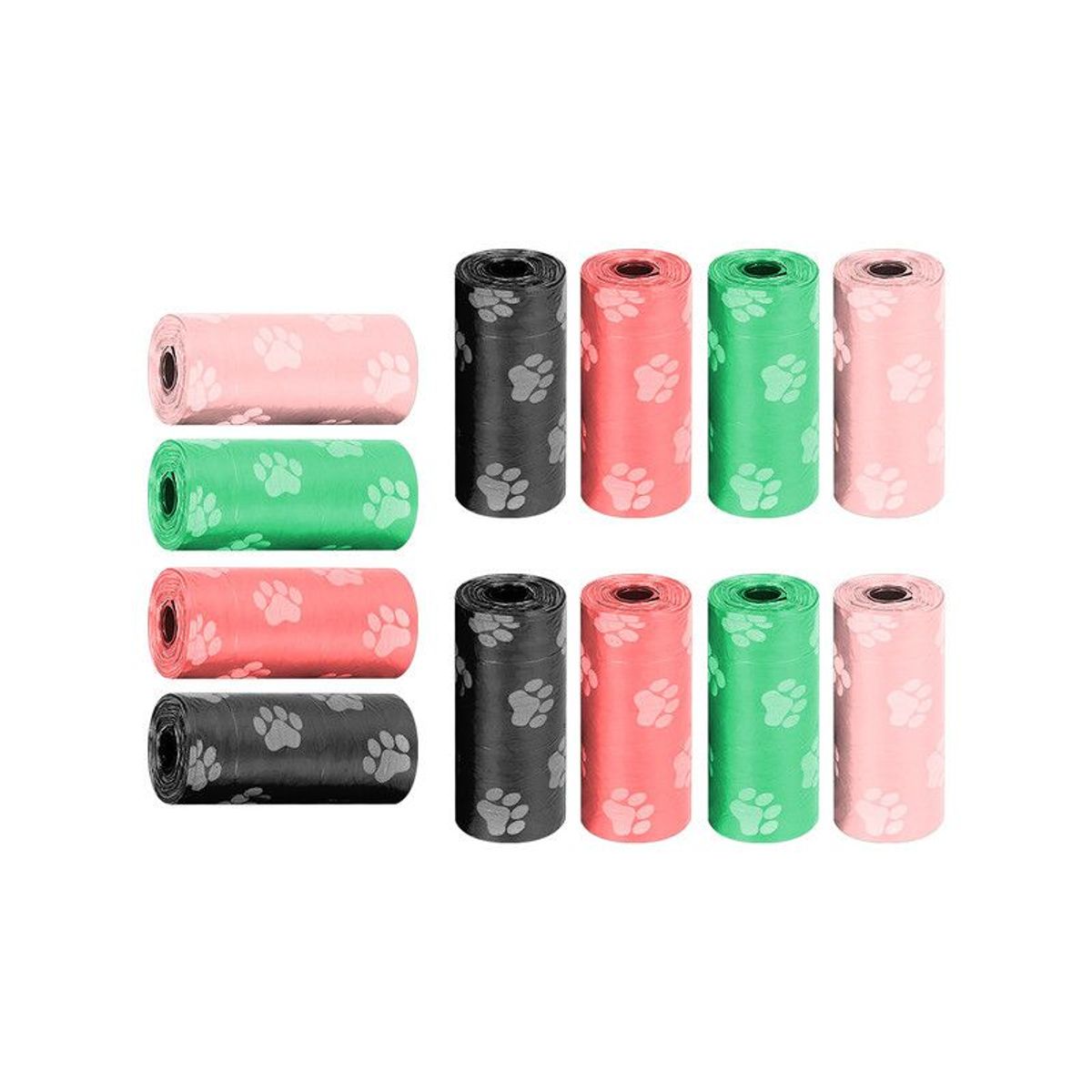 GENERICO - 3 Pack de Bolsas de basura para mascotas por 4 pzas Kiss Pet