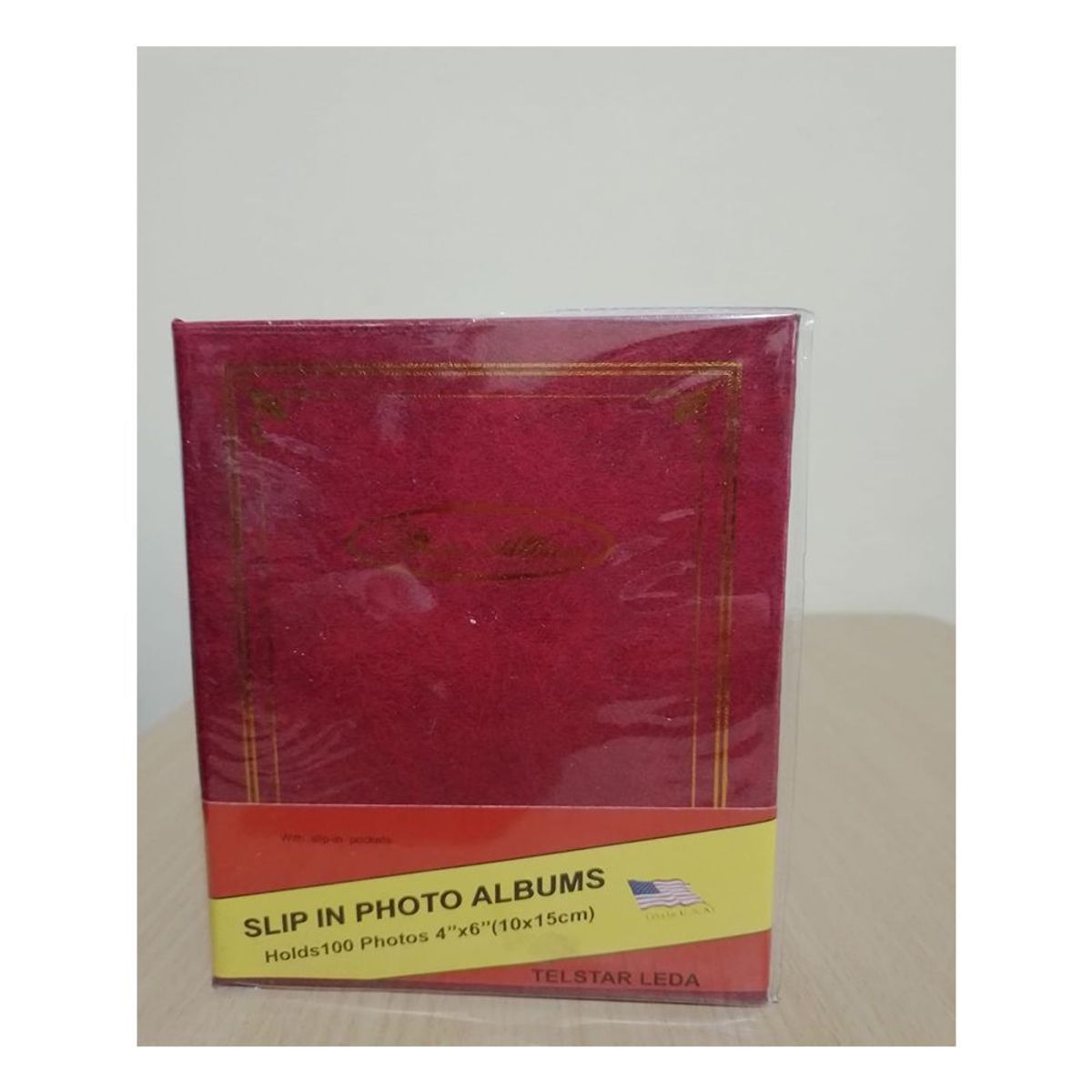 GENERICO - Álbum De 100 Fotos Recuerdos Tamaño Jumbo C/Rojo