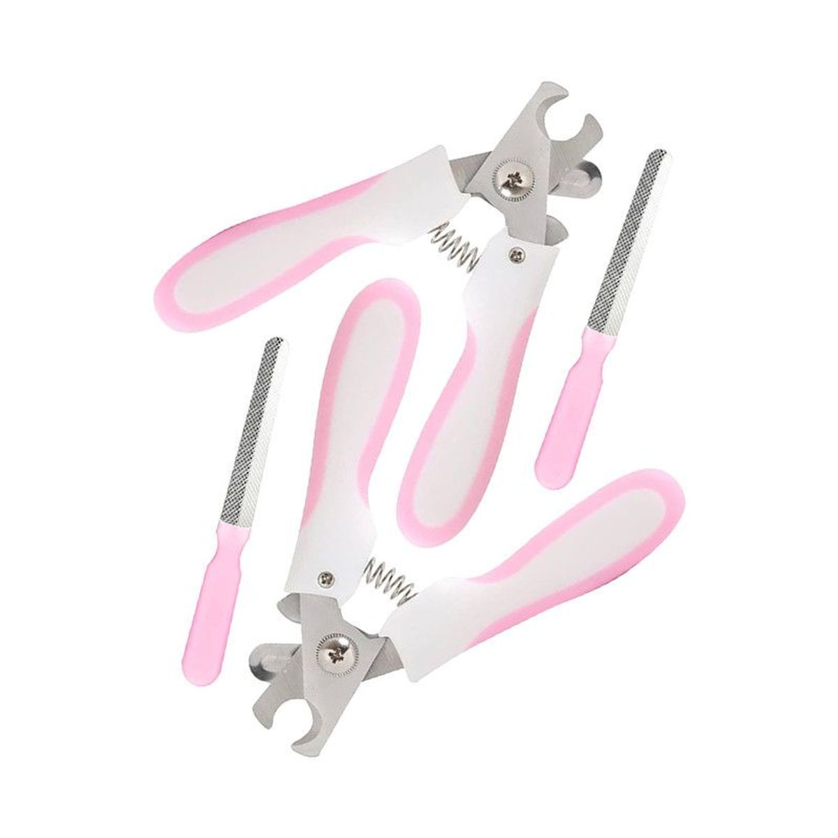 GENERICO - 2 Cortaúñas para mascotas más limpiador Chong Le Er