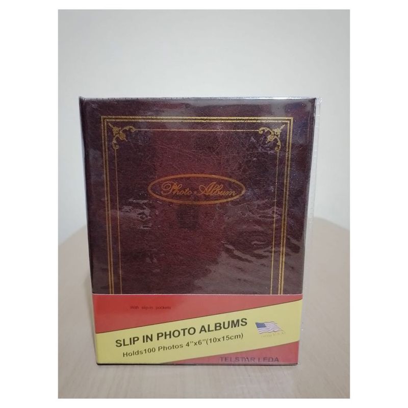 GENERICO - Álbum De 100 Fotos Recuerdos Tamaño Jumbo C/Marrón