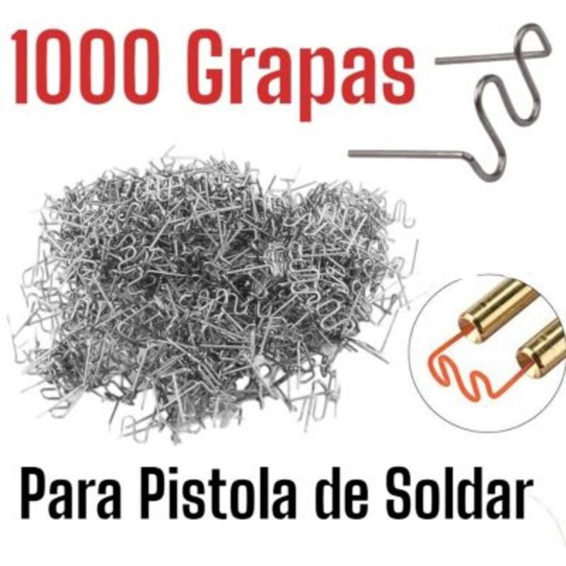 OEM - Set 1000Piezas de Grapas para Pistola Soldadura Plástico Parachoques