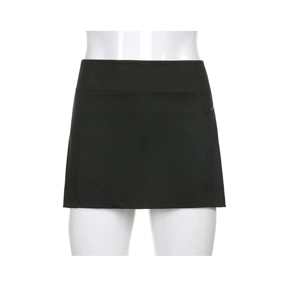 GENERICO - Mini Falda Con Ropa En El Interior - Negro