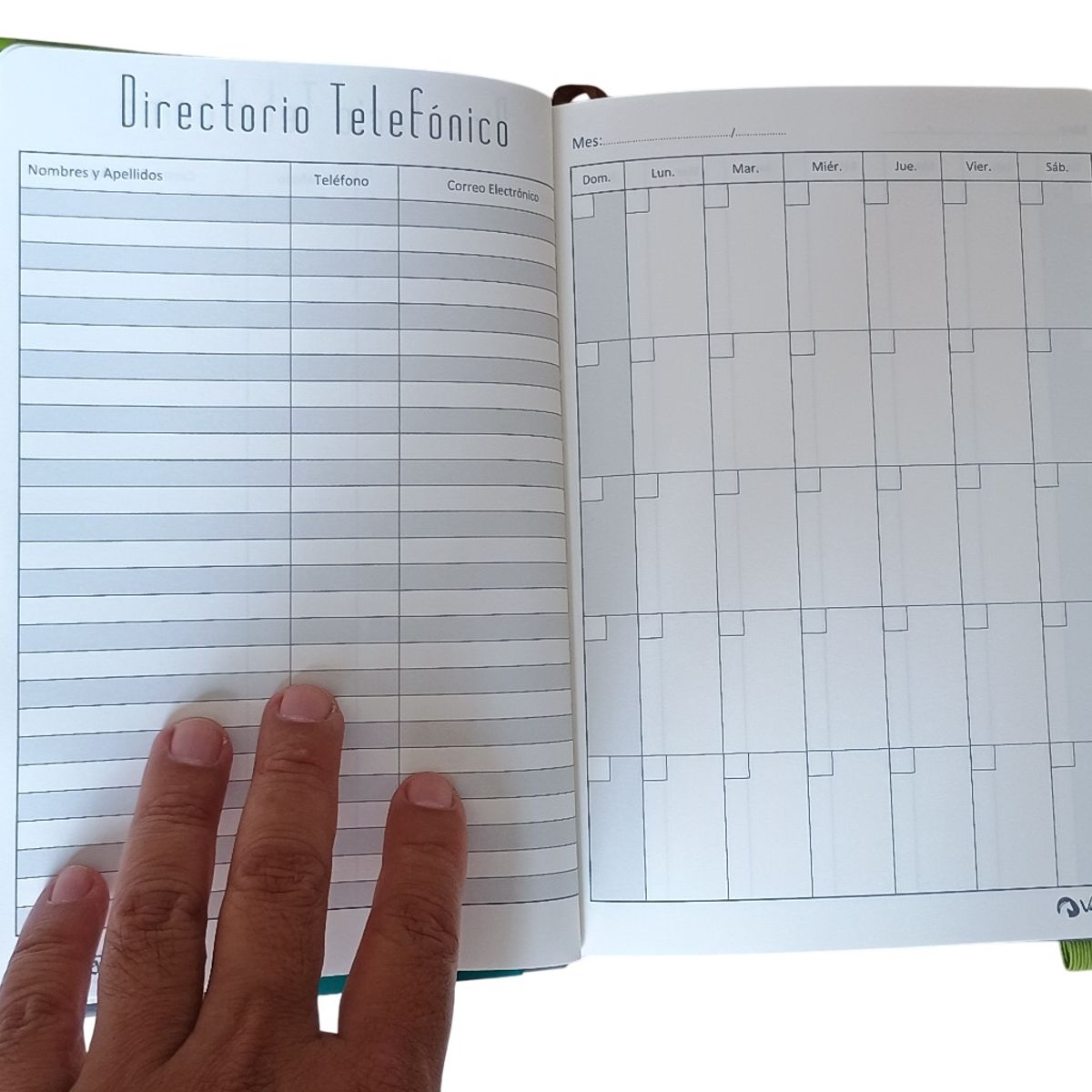 VANTAGE - LIBRETA VANTAGE DOTTED 14x21 - naranja gris