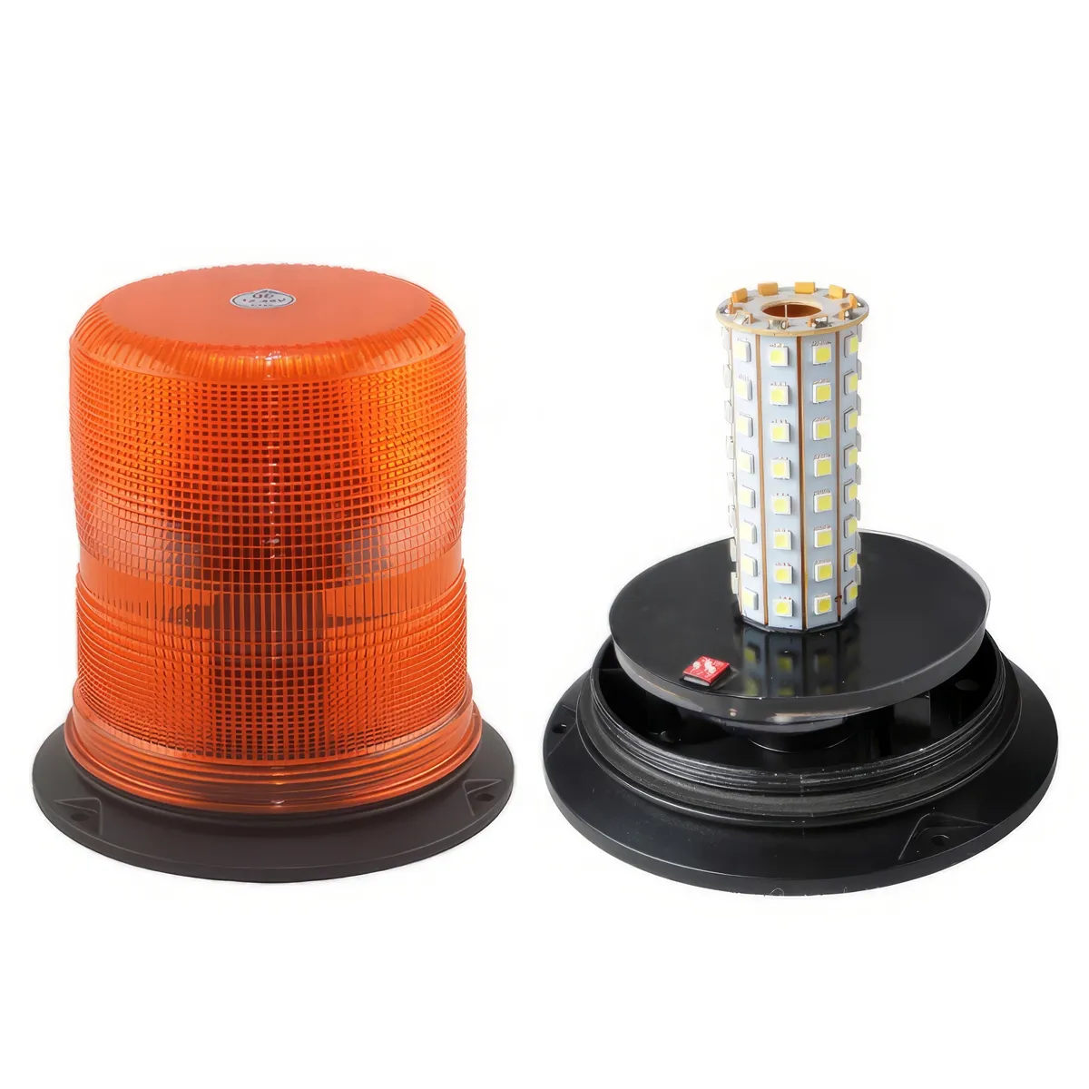 GENERICO - Circulina Estroboscópica Led Alto con Imán Premiun 12V-24V Ambar