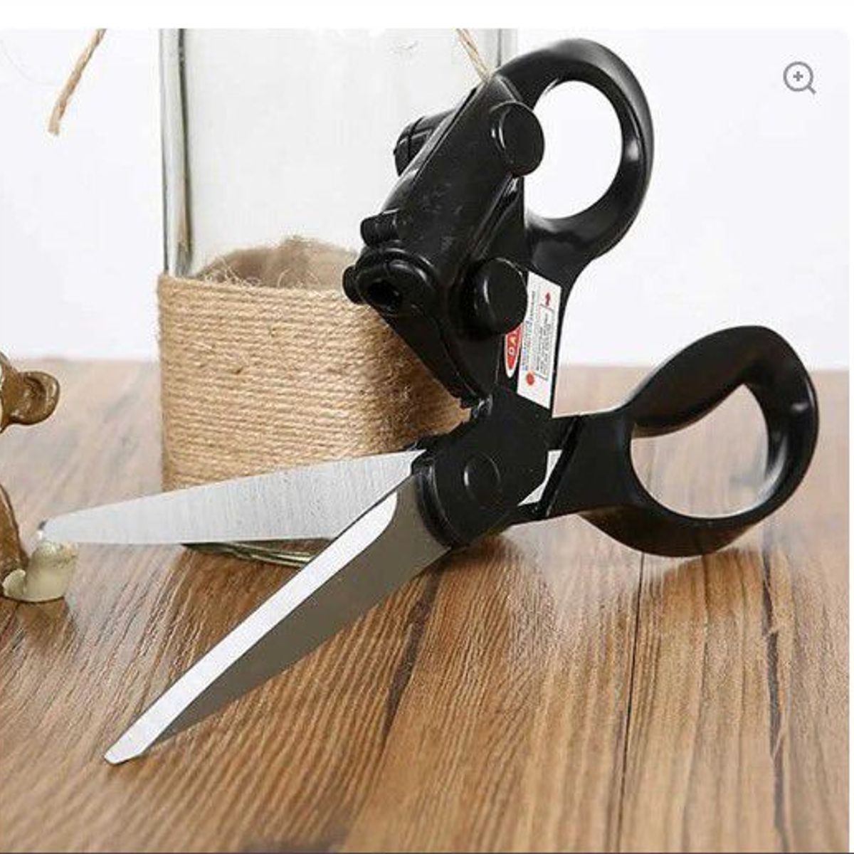 GENERICO - Tijera Guiada con Laser Profesional Corte Recto Manualidad