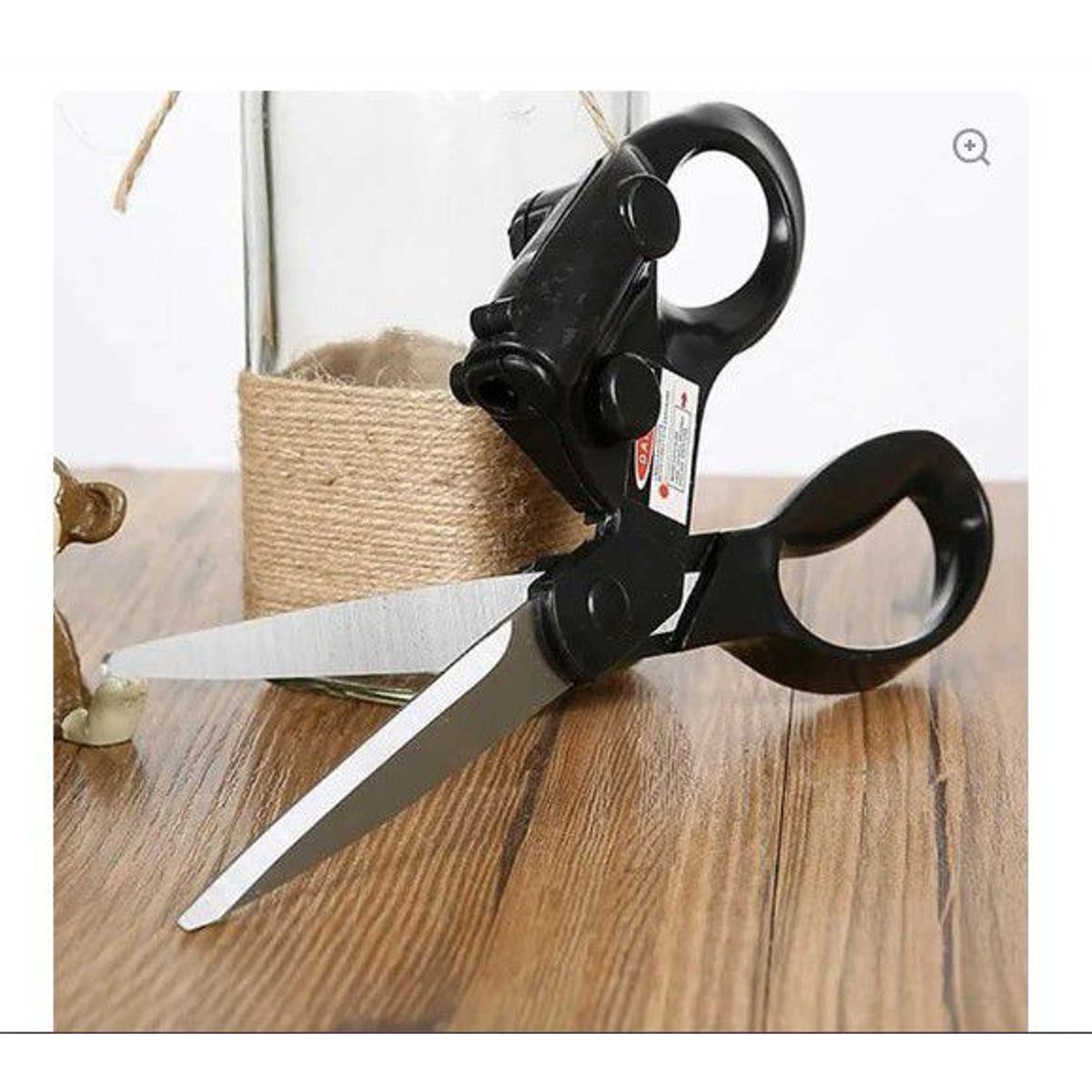 GENERICO - Tijera Guiada con Laser Profesional Corte Recto Manualidad