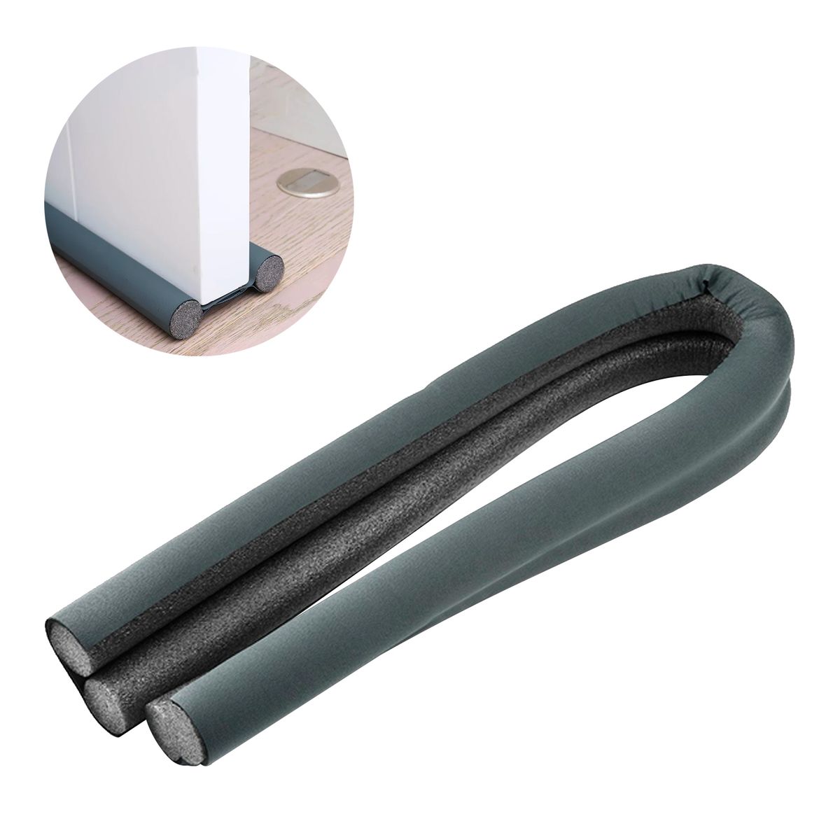 BUYPAL - Burletes para Puertas de Gomaespuma y EVA Aisla Calor y Frio