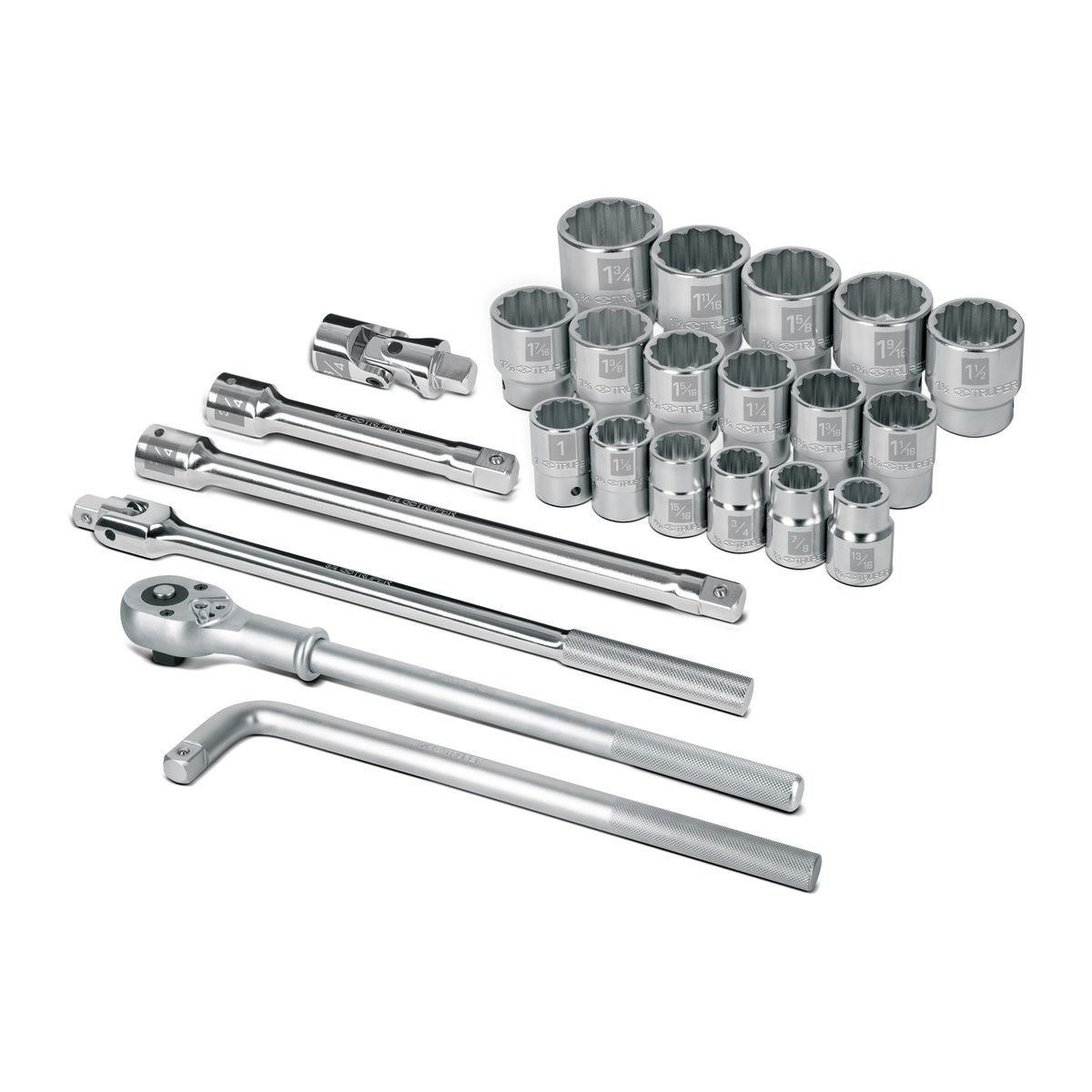 TRUPER - Juego de 23 herramientas cuadro 3/4" std para mecánico COD 13970 Truper