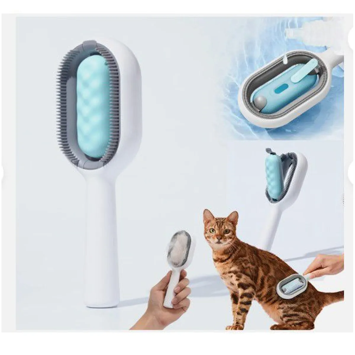 GENERICO - saca pelusa mascota 3 en 1