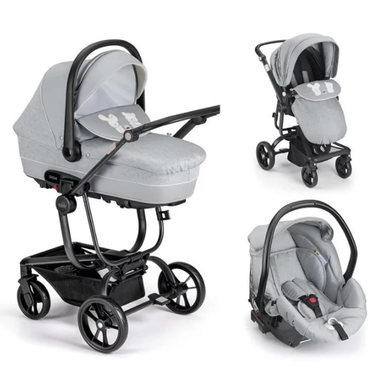 CAM IL MONDO DEL BAMBINO - CAM COCHE DEPORTIVO MODULAR TASKI SPORT TRIS GRIS