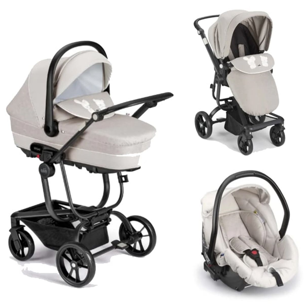CAM IL MONDO DEL BAMBINO - CAM COCHE DEPORTIVO MODULAR TASKI SPORT TRIS BEIGE