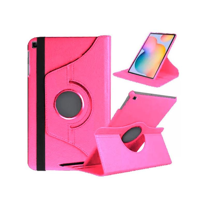 FUNDAANTIGOLPES - Funda Giratoria Fucsia para tablet Samsung Galaxy Tab S6 Lite