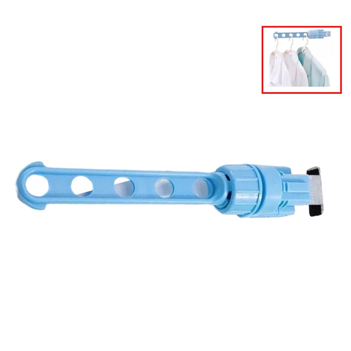 TODO FIT - Colgador de Ventana Multiusos Organizador Tendedero Celeste