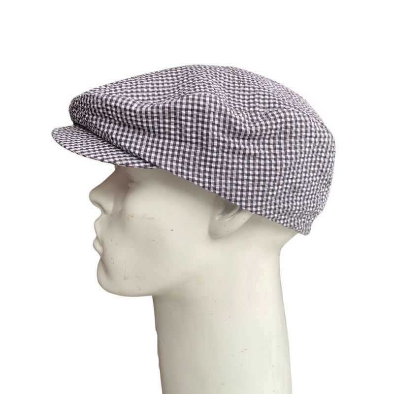 KAST PE - Boina de Hombre Nation Modelo Jacob - Gris Cuadros