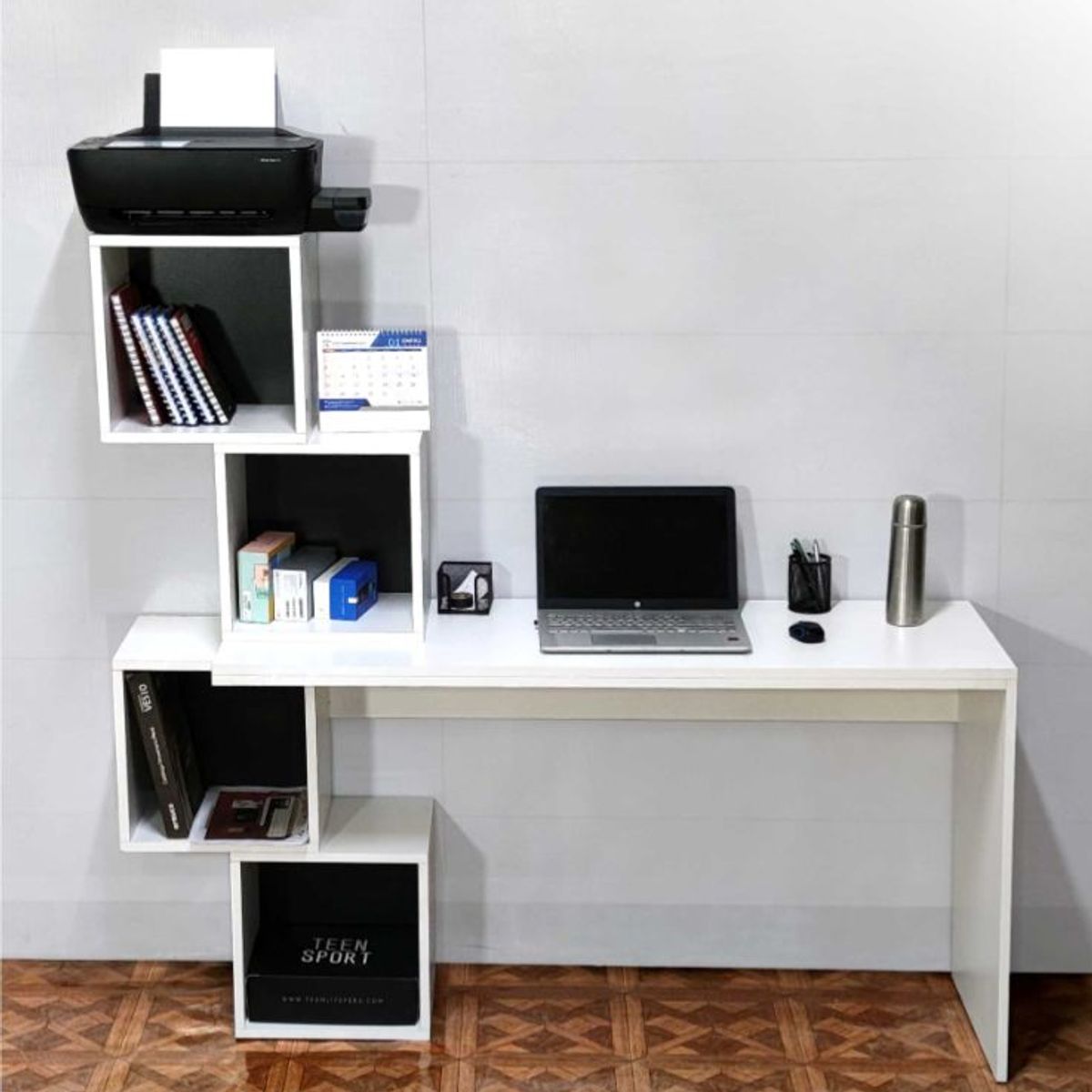 NACION MUEBLES - Escritorio con cubos Moderno ALICE