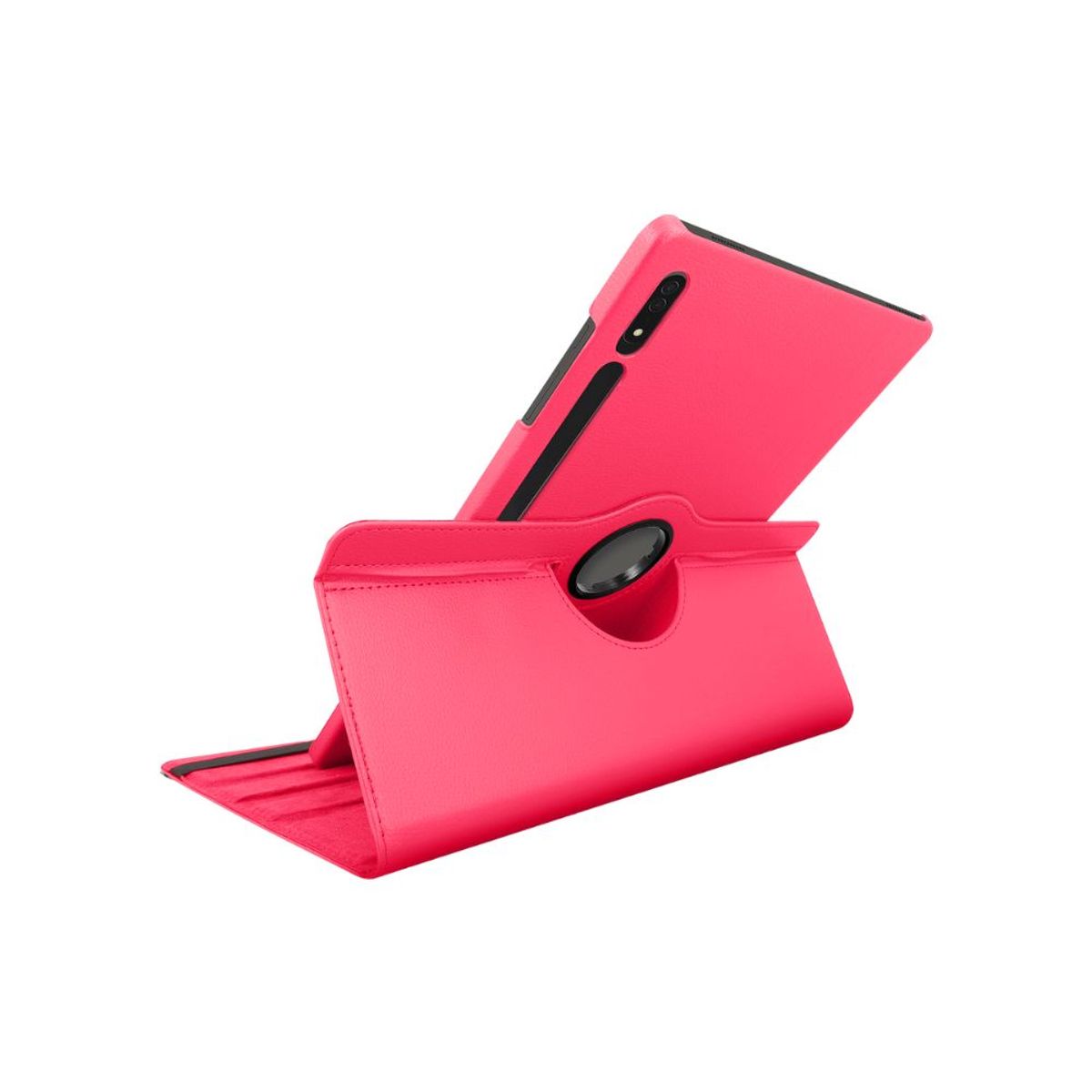 FUNDAANTIGOLPES - Funda Giratoria 360° para Samsung Galaxy Tab S8 Ultra - Fucsia