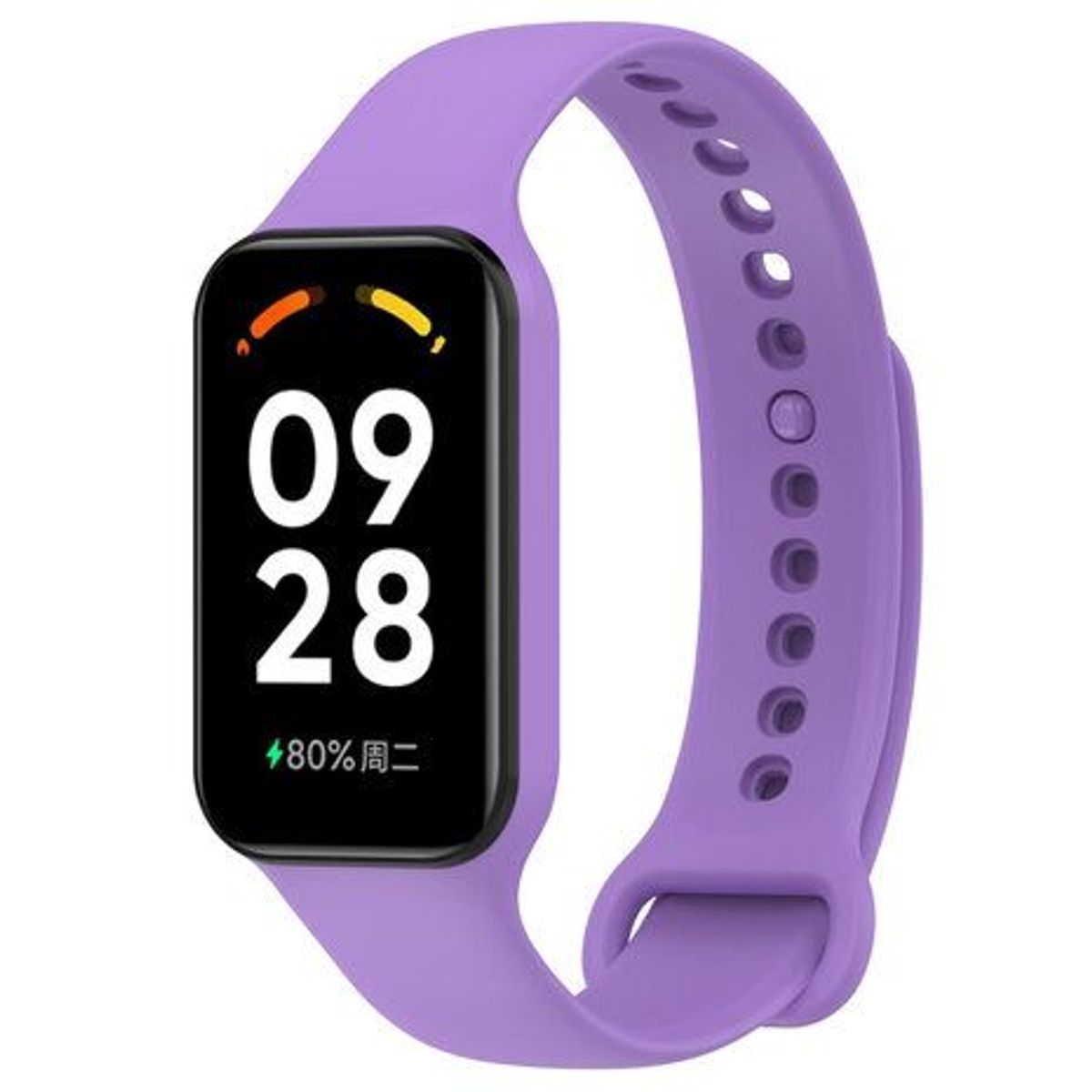 GENERICO - Correa Compatible Para Xiaomi Band 8 Active - Lila