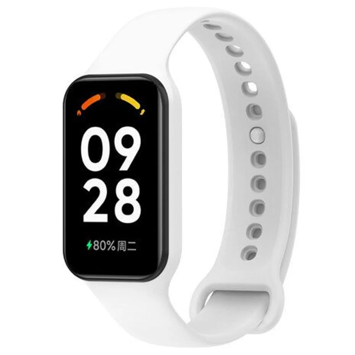 GENERICO - Correa Compatible Para Xiaomi Band 8 Active - Blanco