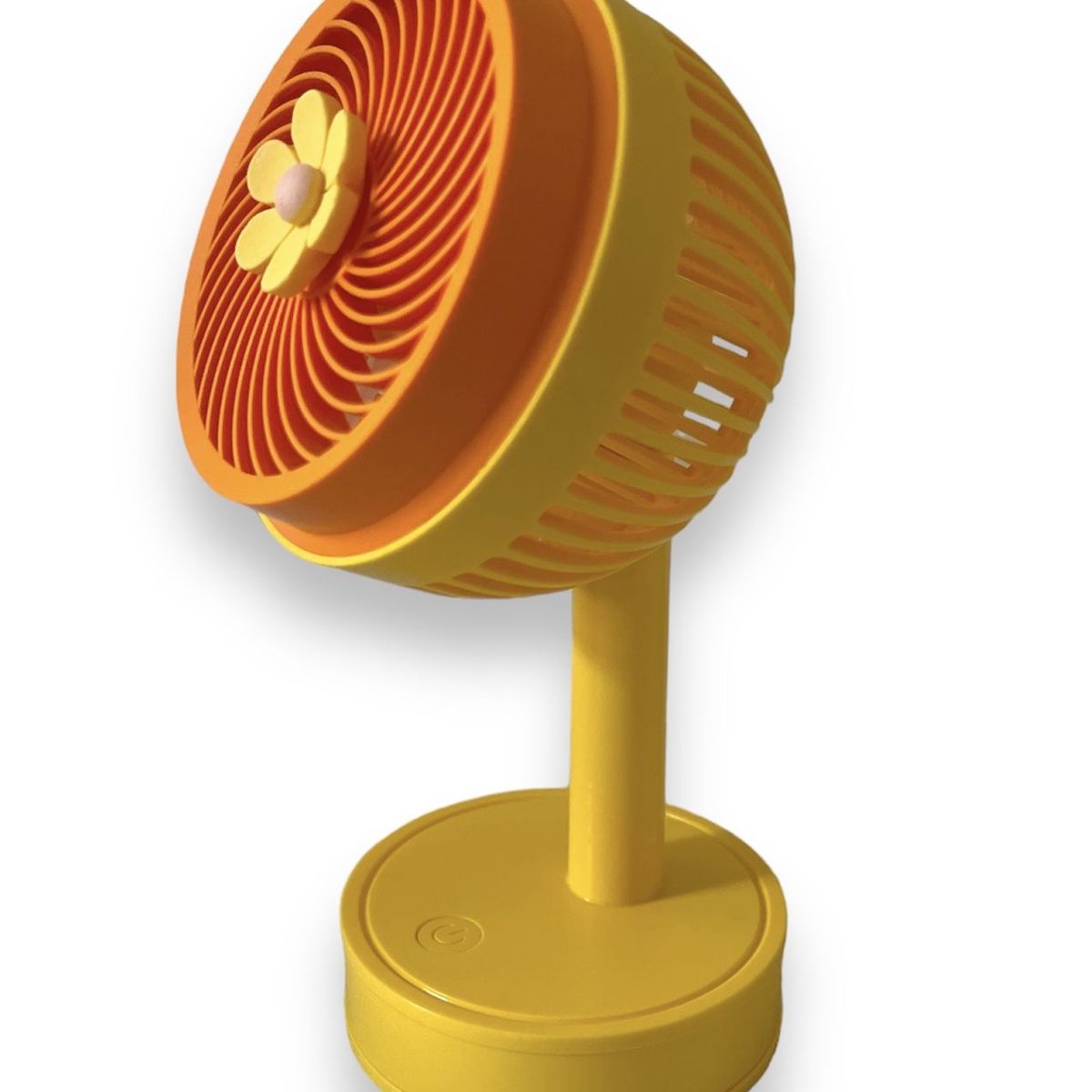 GENERICO - MINI VENTILADOR DE MESA CON USB - NARANJA