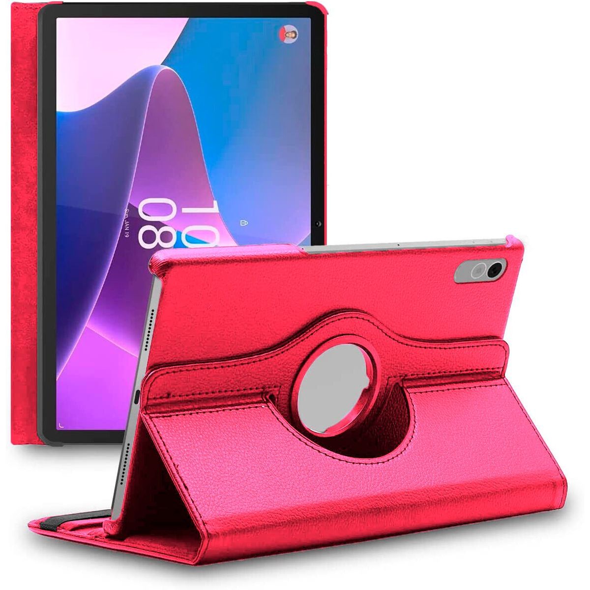 FUNDAANTIGOLPES - Funda Giratoria 360° para Lenovo Tab P11 Pro 2da Gen - Fucsia