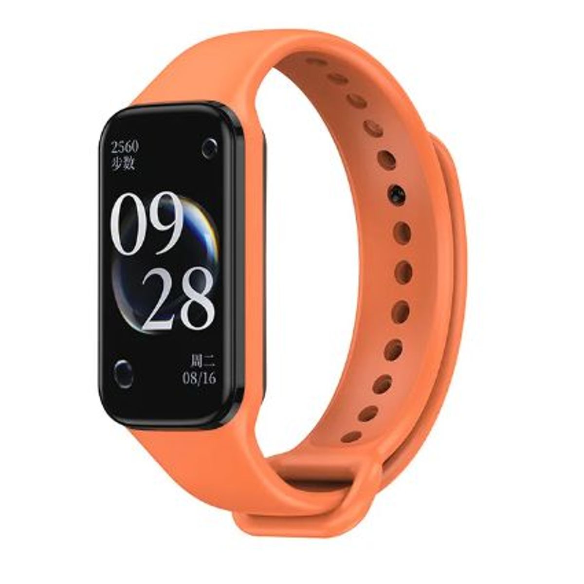 GENERICO - Correa Compatible Para Xiaomi Band 8 Active - Naranja