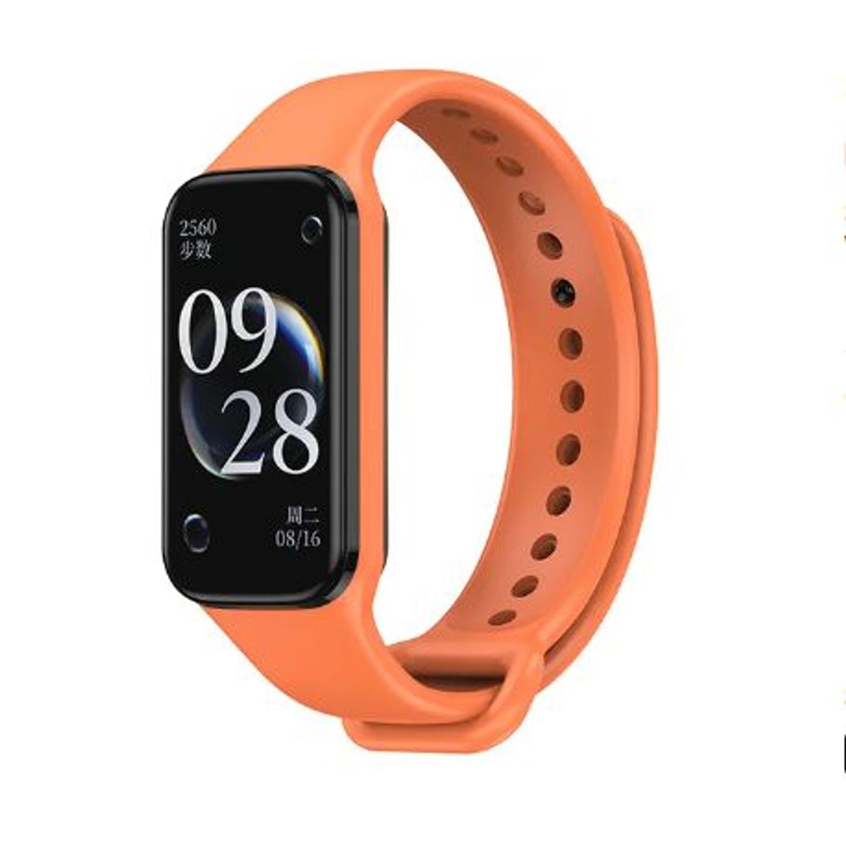 GENERICO - Correa Compatible Para Xiaomi Band 8 Active - Naranja